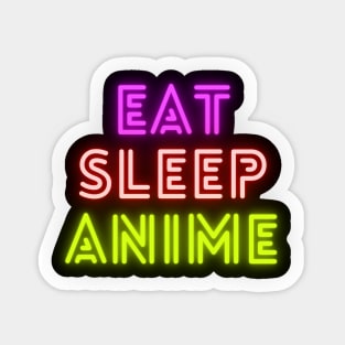 Eat Sleep Anime Sticker